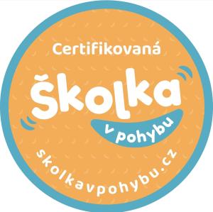 MŠ Kosoř je certifikovanou "Školkou v pohybu"